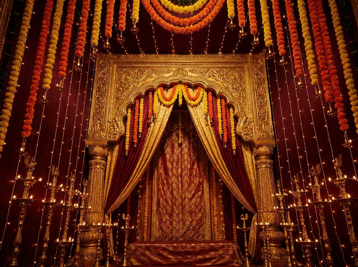 Ganpati mandap decoration